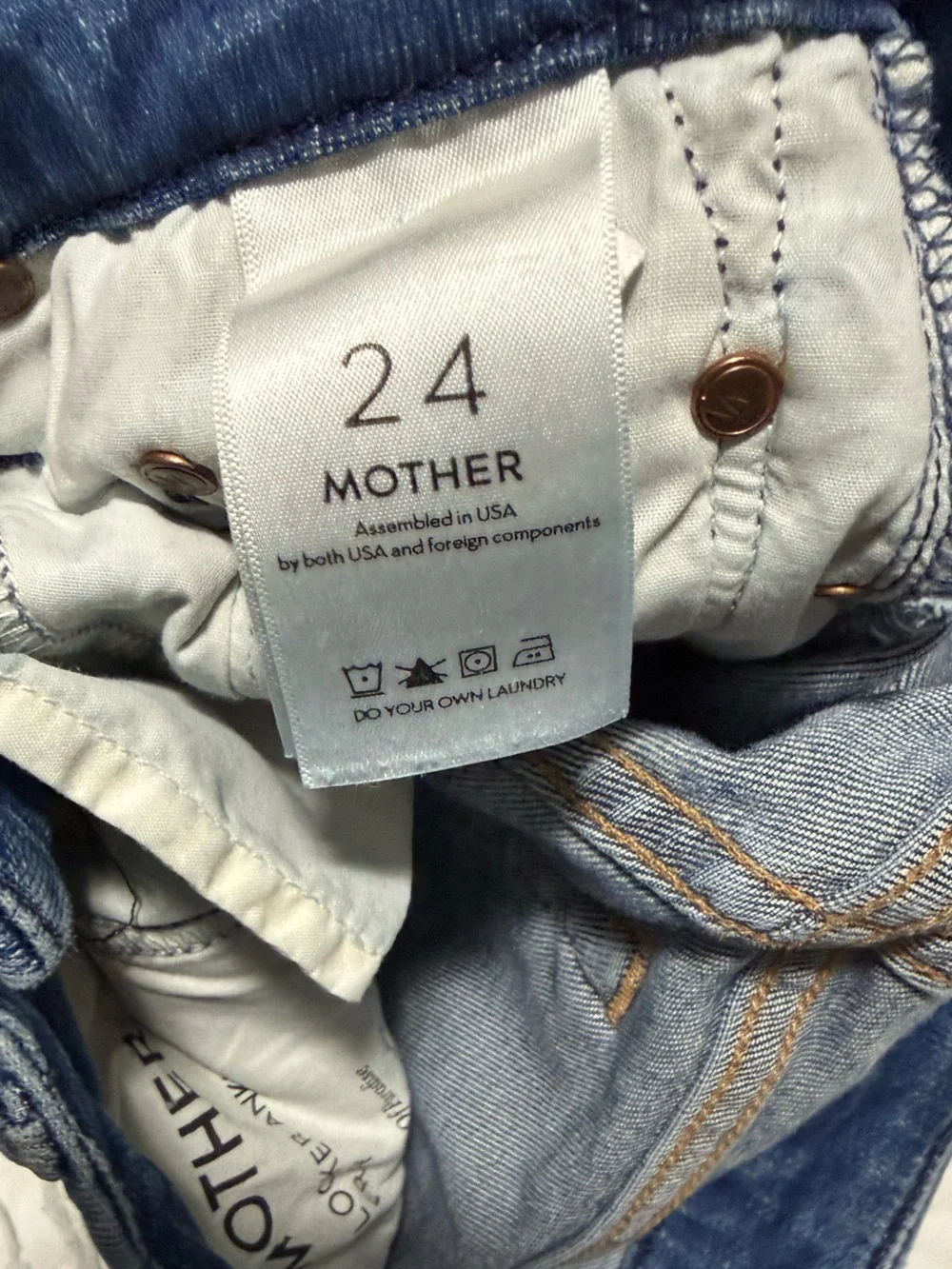 MOTHER looker ankle